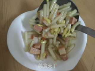 素肉炒花生苗的做法步骤：9