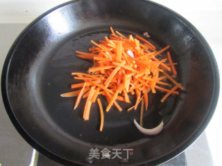 千叶豆腐炒牛肉丝的做法步骤：6