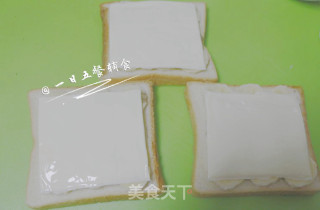奶酪香蕉吐司的做法步骤：2