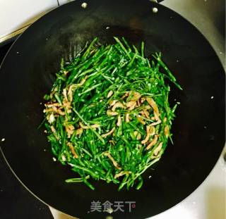扁豆炒肉丝的做法步骤：8