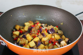 风味地三鲜的做法步骤：9