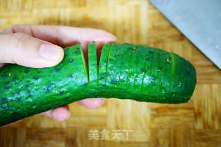 蓑衣黄瓜的做法步骤：2