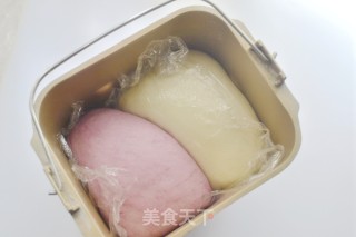 双色紫薯吐司的做法步骤：6