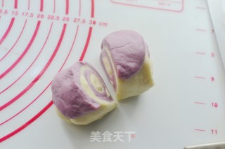 双色紫薯吐司的做法步骤：9