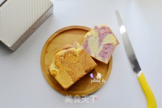 双色紫薯吐司的做法步骤：13