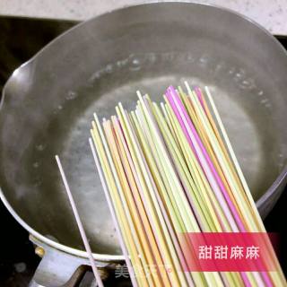 南瓜拌面的做法步骤：2