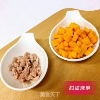 南瓜拌面的做法步骤：3