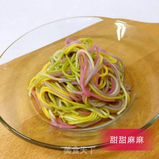 南瓜拌面的做法步骤：4