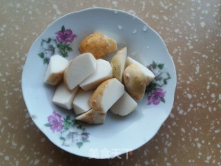 香芋烧豆角的做法步骤：2