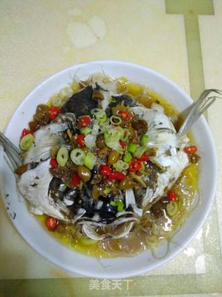 家常剁椒鱼头的做法步骤：3