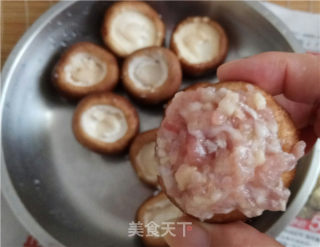 香菇酿肉的做法步骤：5