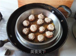 香菇酿肉的做法步骤：7