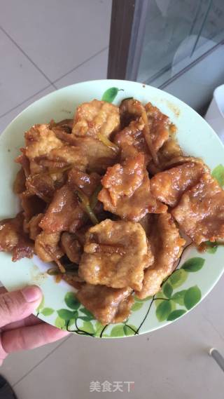 家庭简易版锅包肉的做法步骤：6