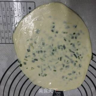 韭菜煎饼的做法步骤：3