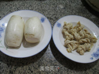 千张结烧萝卜的做法步骤：1
