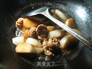 千张结烧萝卜的做法步骤：9