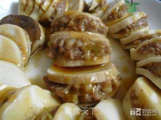 百花酿杏鲍菇的做法步骤：3