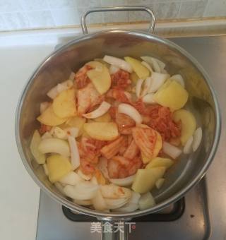 泡菜锅的做法步骤：4