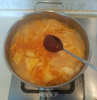 泡菜锅的做法步骤：6