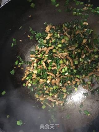 蒜苗炒肉丝的做法步骤：8