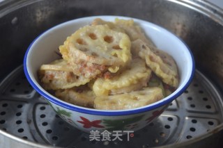碗蒸藕夹的做法步骤：8