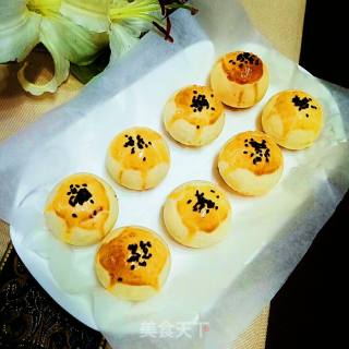 猪油蛋黄酥的做法步骤：12