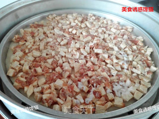 肉末芋头糕的做法步骤：6