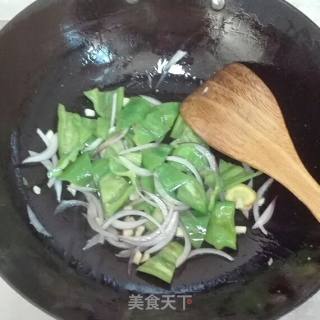 青椒罗汉肉的做法步骤：7