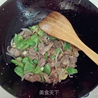 青椒罗汉肉的做法步骤：9