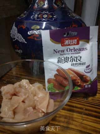 劲爆鸡米花的做法步骤：1