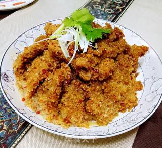 可爱的粉蒸里脊的做法步骤：11
