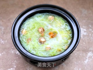 扇贝萝卜丝汤的做法步骤：9