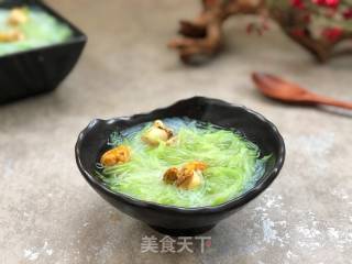 扇贝萝卜丝汤的做法步骤：10