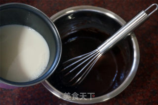 巧克力北海道戚风的做法步骤：14