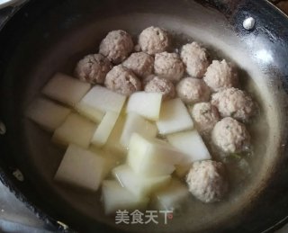 冬瓜肉圆汤的做法步骤：6