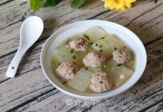 冬瓜肉圆汤的做法步骤：8