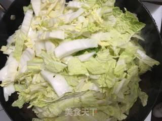 猪肉白菜炖馓子的做法步骤：5