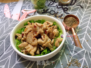 孜然辣肉片的做法步骤：11