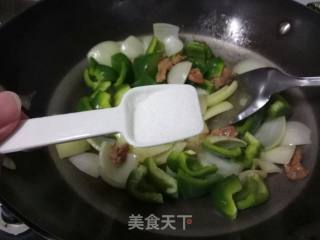 青椒肉片的做法步骤：5