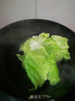 肉酿包菜卷的做法步骤：2