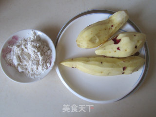 红薯丝饼的做法步骤：1