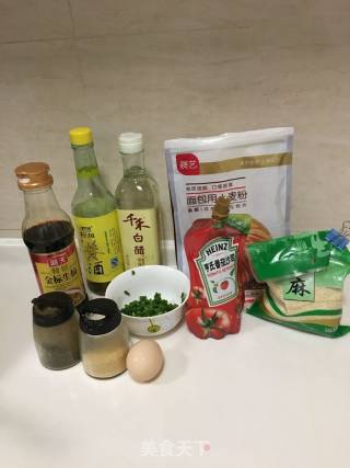 糖醋里脊肉丝的做法步骤：2