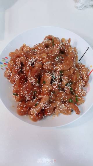 糖醋里脊肉丝的做法步骤：15