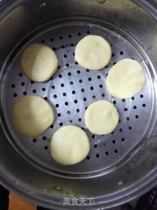 南瓜紫薯饼的做法步骤：3