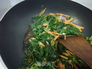 菠菜烧粉条的做法步骤：10