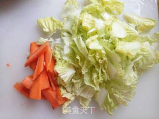 醋溜白菜的做法步骤：2