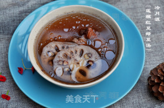 莲藕红豆绿豆汤的做法步骤：11