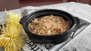 东北白菜炖干豆腐的做法步骤：7