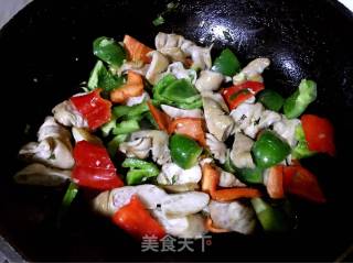 双椒肥肠的做法步骤：6