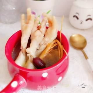 凤爪党参鸡汤的做法步骤：5